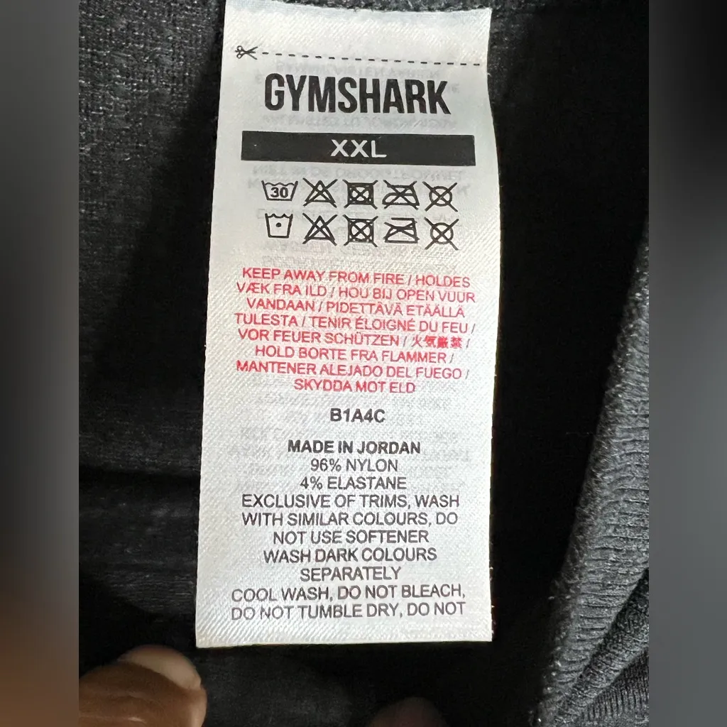 Gymshark Women’s Vital 1/4 Zip - Gray - Size XXL - Image 3