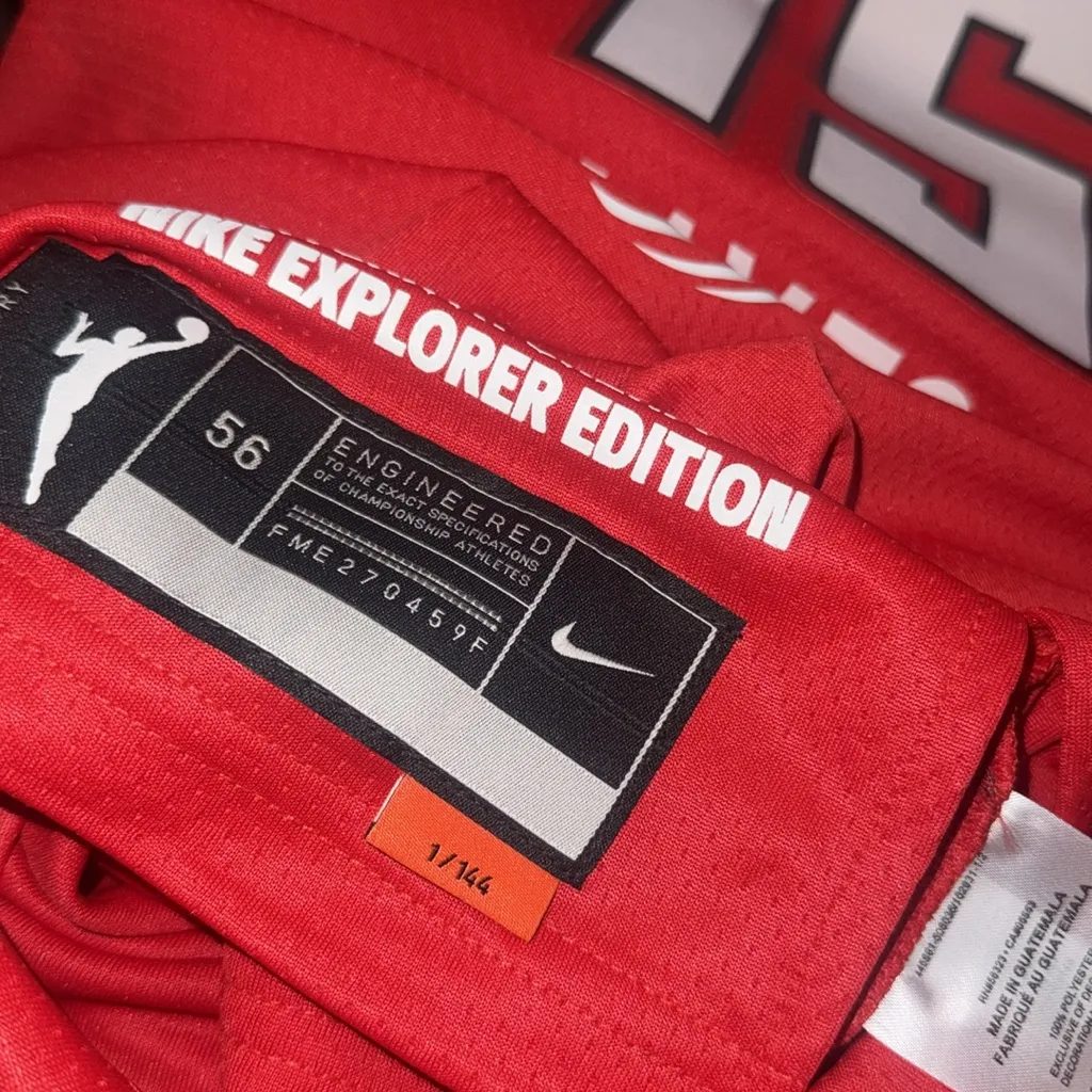 Nike  atlanta dream explorer edition dri-fit wnba victory jersey university red - Image 10