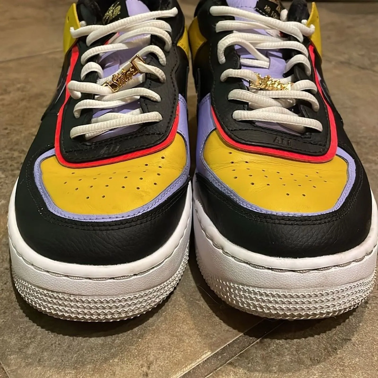 Nike Air Force 1 Shadow Sisters Dark Sulfur Sneaker Shoe Womens Sz 9 DO6114-700 - Image 12