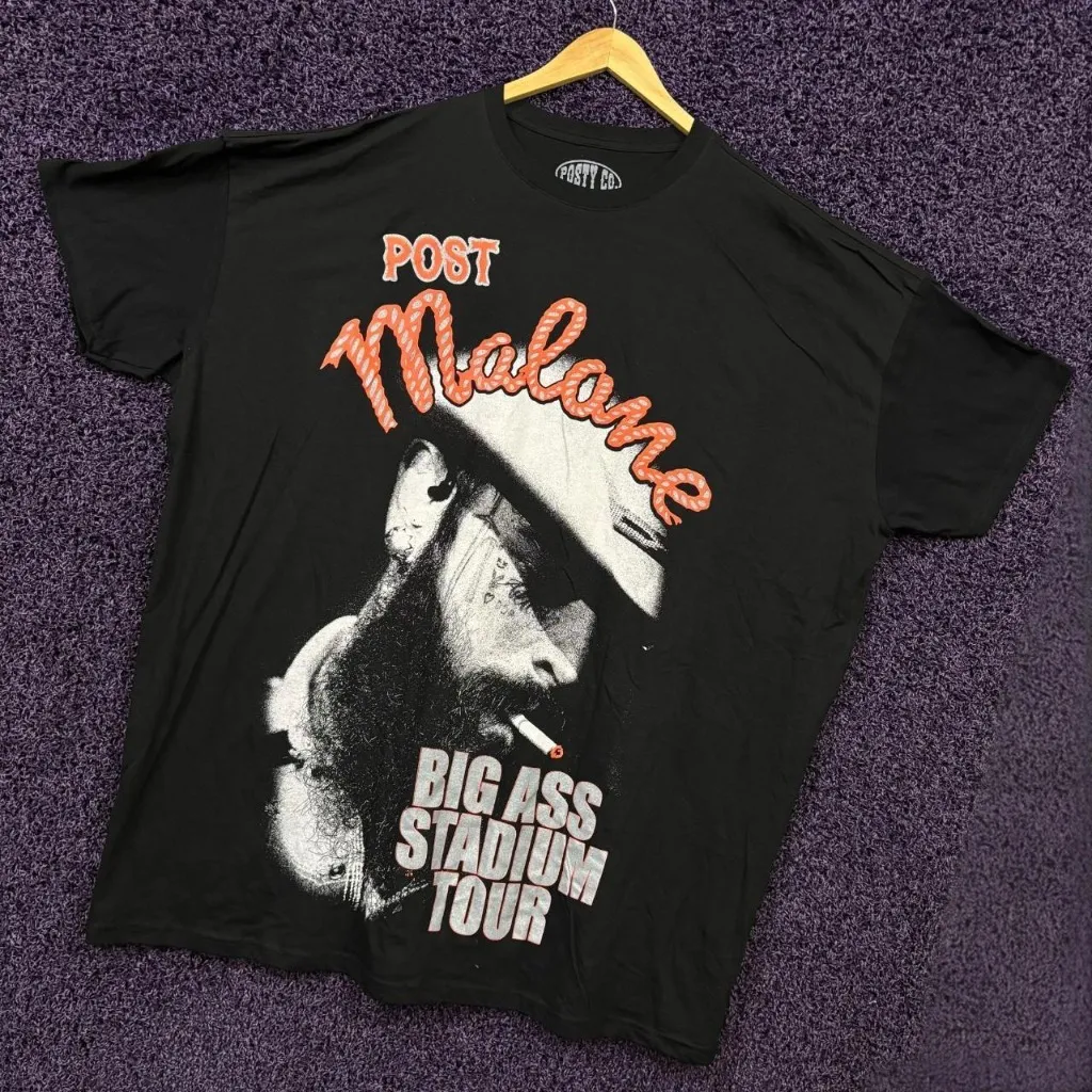 Post Malone Smokin Darts Big Stadium Tour Country T-Shirt OS  - Image 3