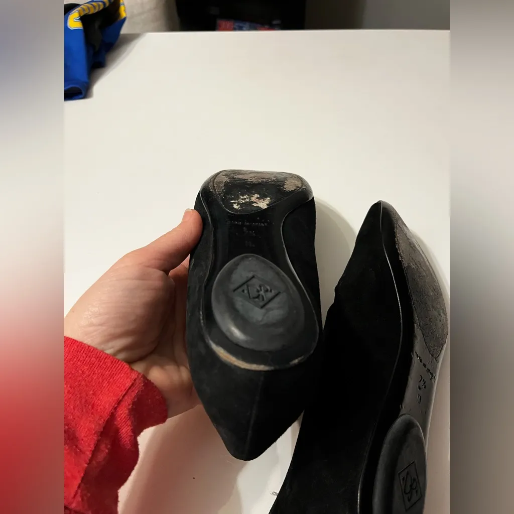 Donald‎ Pilner suede cross pela black women’s 7.5 - Image 11