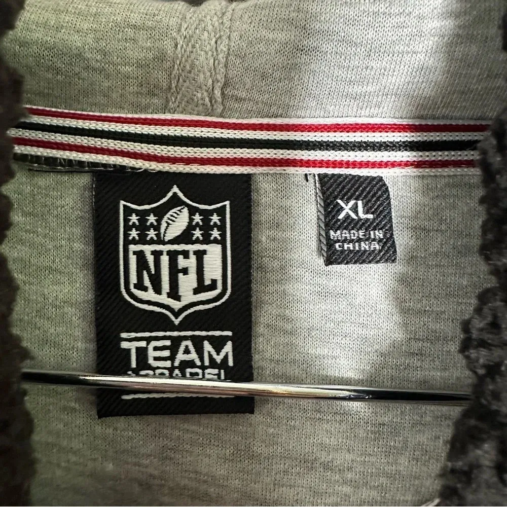 Ultra Game NFL Tampa Bay Buccaneers Zip Up Sherpa Jacket Size XL - Image 8