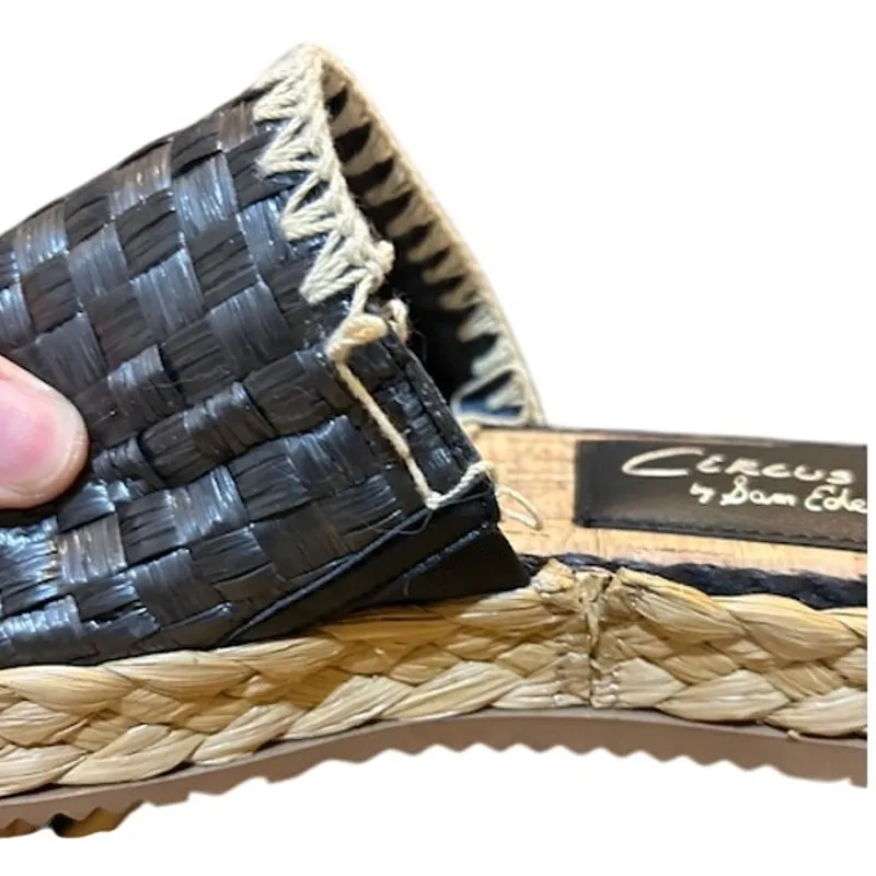 CIRCUS NY SAM EDELMAN Woman's Wallis Slide Sandal Size 7.5 Woven Weave Braided - Image 7