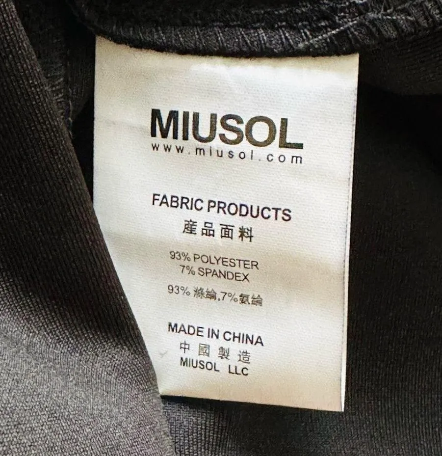 Miusol Dress Black Lace Short Sleeve Fit Flare Elegant Cocktail Dress Medium NEW - Image 10