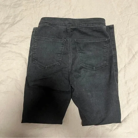 TopShop Joni Jeans | Washed Black | W28 L30 - Image 4