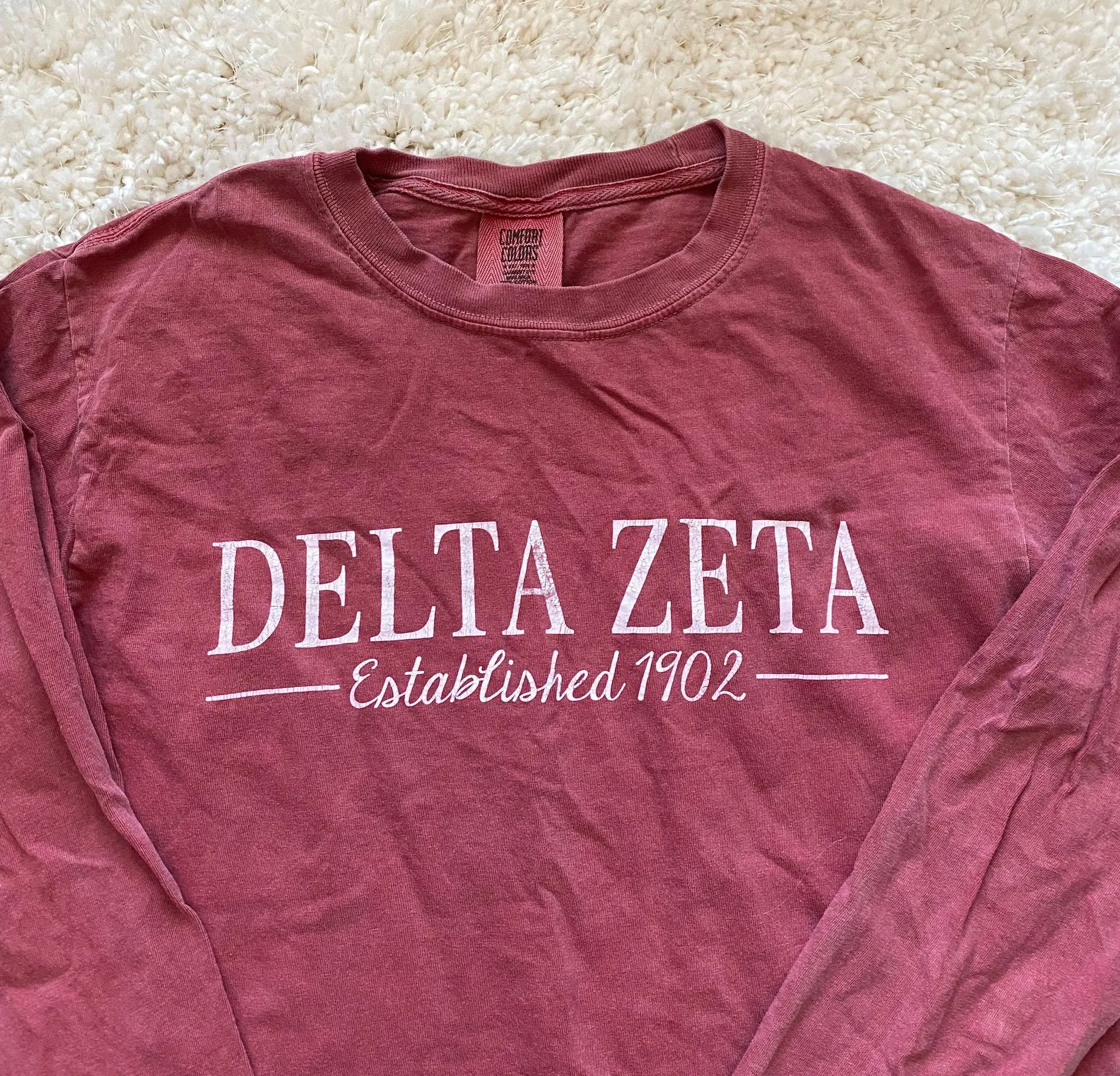 Delta Zeta Fall Long T-shirt - Image 2