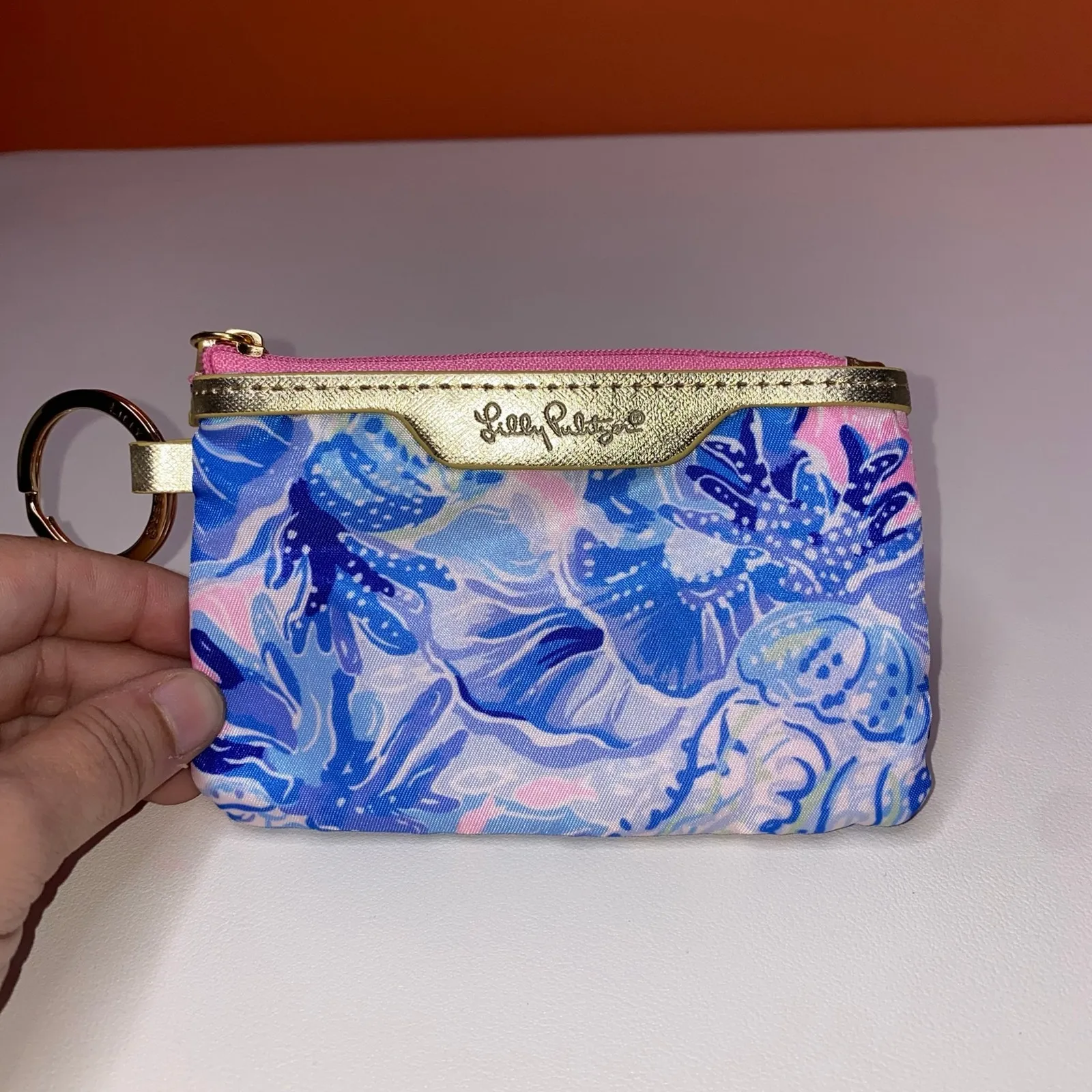 Lilly Pulitzer  Seekers Keychain Wallet / ID Holder - Image 2