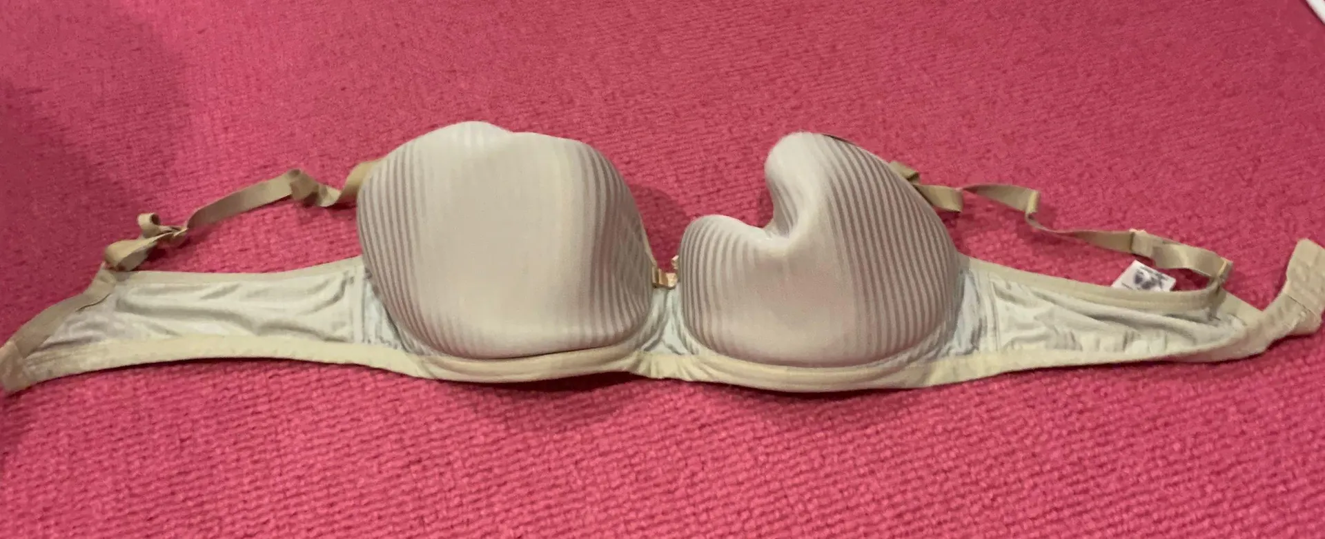 Underwire Balconette Bra Tan Size 34 plus - Image 2