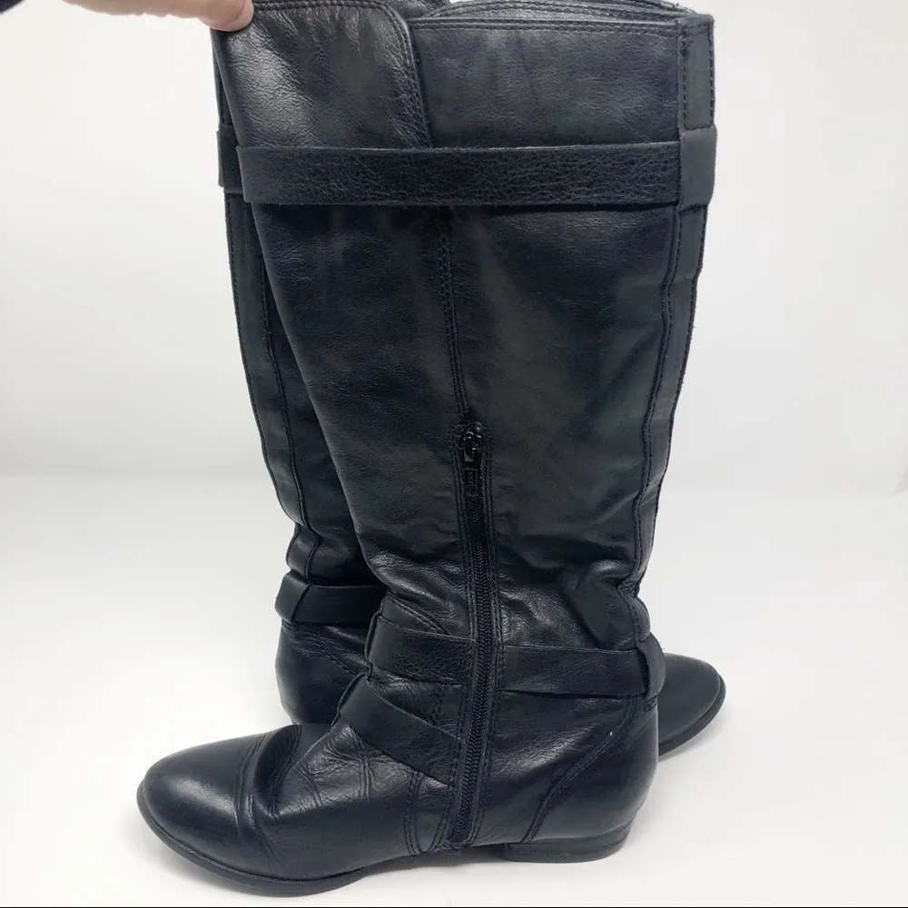 Aldo | Faux Leather Knee High Belted Boots - Image 8