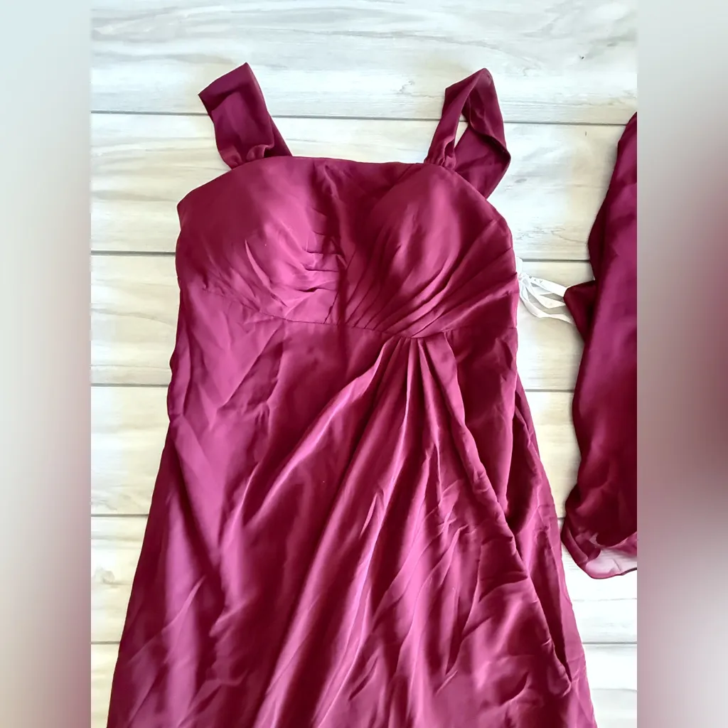 Azazie Weisz Dress Burgundy  NWT - Image 8