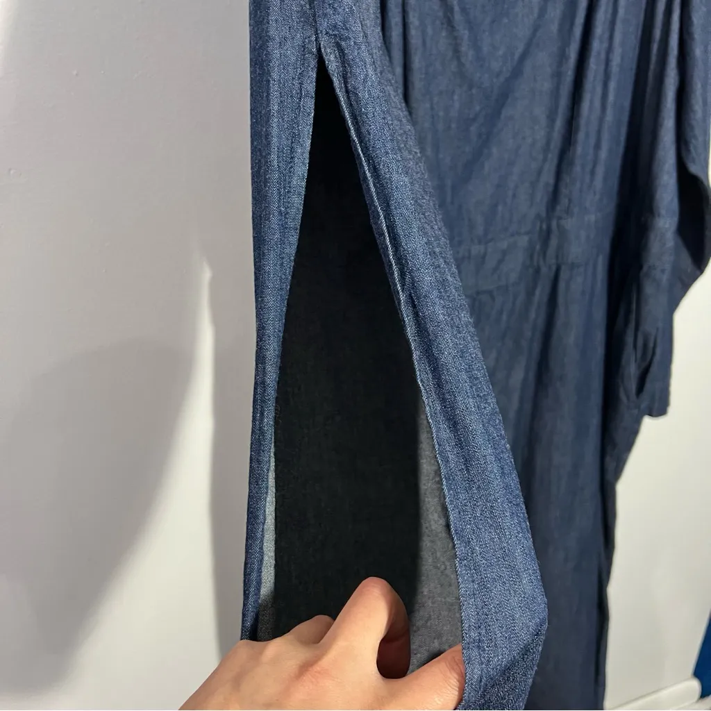 New Lane Bryant Wide Leg Jumpsuit With Cut Out & Pockets Size 28‎ Plus - Image 5