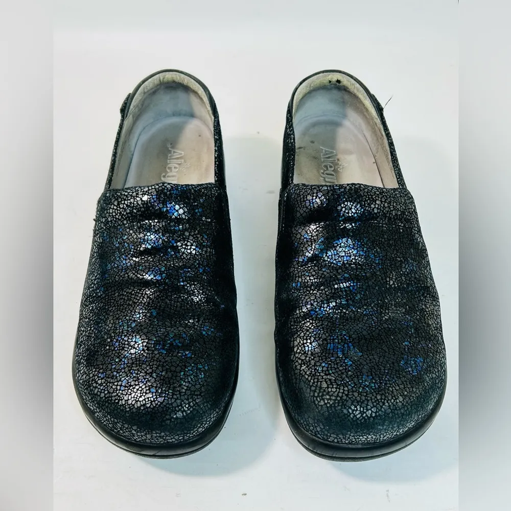Alegria Keli Devine KEL 948 Black / Blue Shoe Loafer Women's Size 39 - Image 2