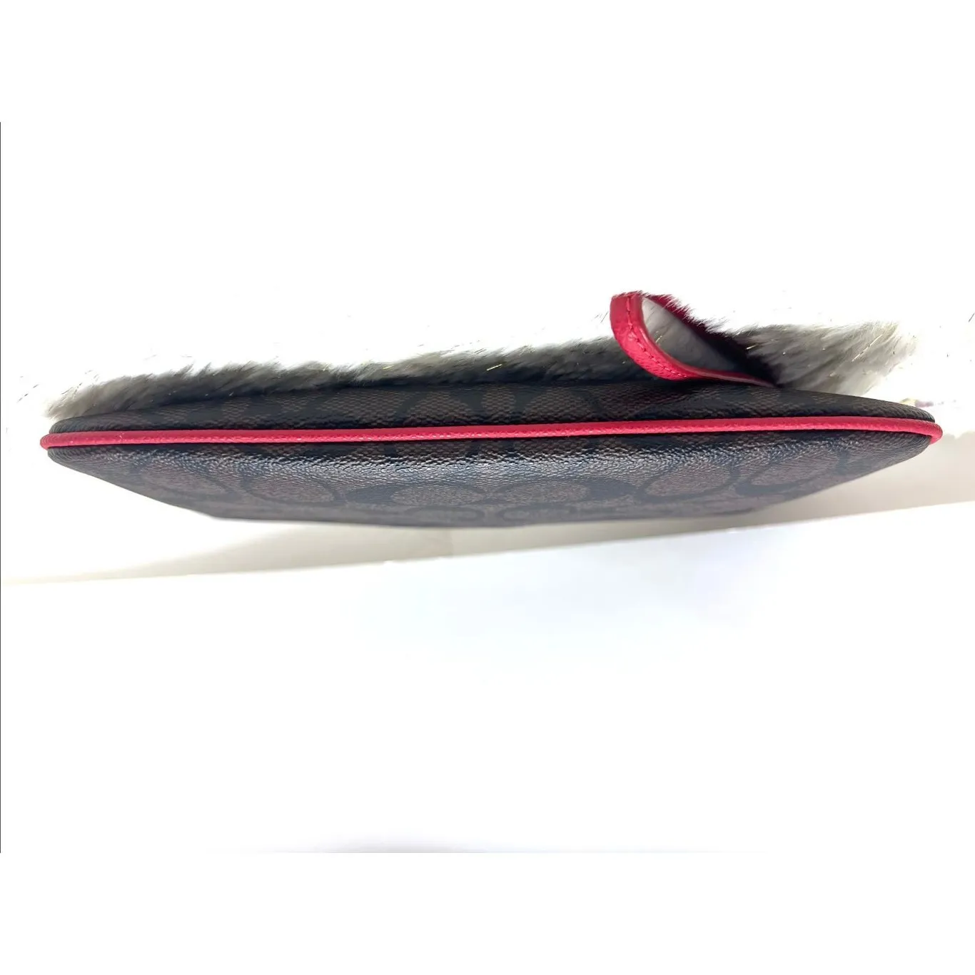 New! Coach Zip Top Large Wristlet Signature Canvas F65748 Msrp:$125.00 - Image 3