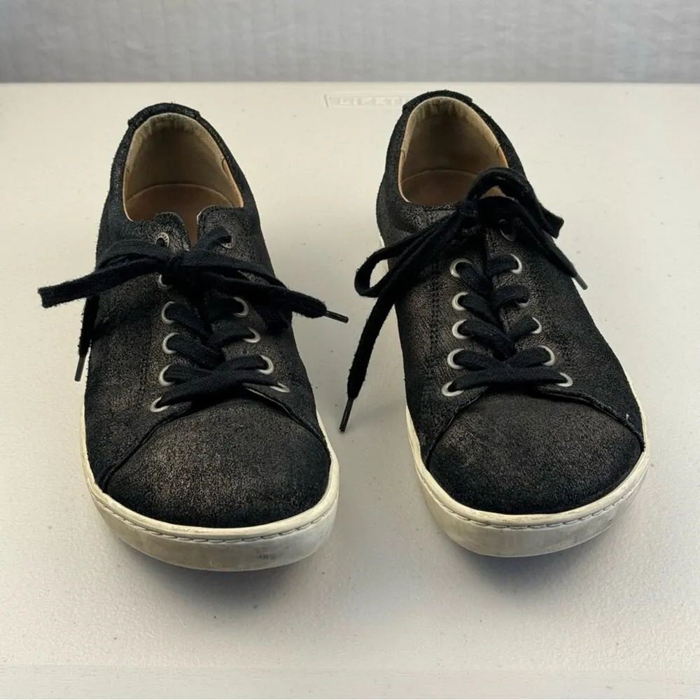 Birkenstock Arran Shoe Unisex Comfort Cork Sneakers Women 7 Men 6 EUR 38 Black - Image 2