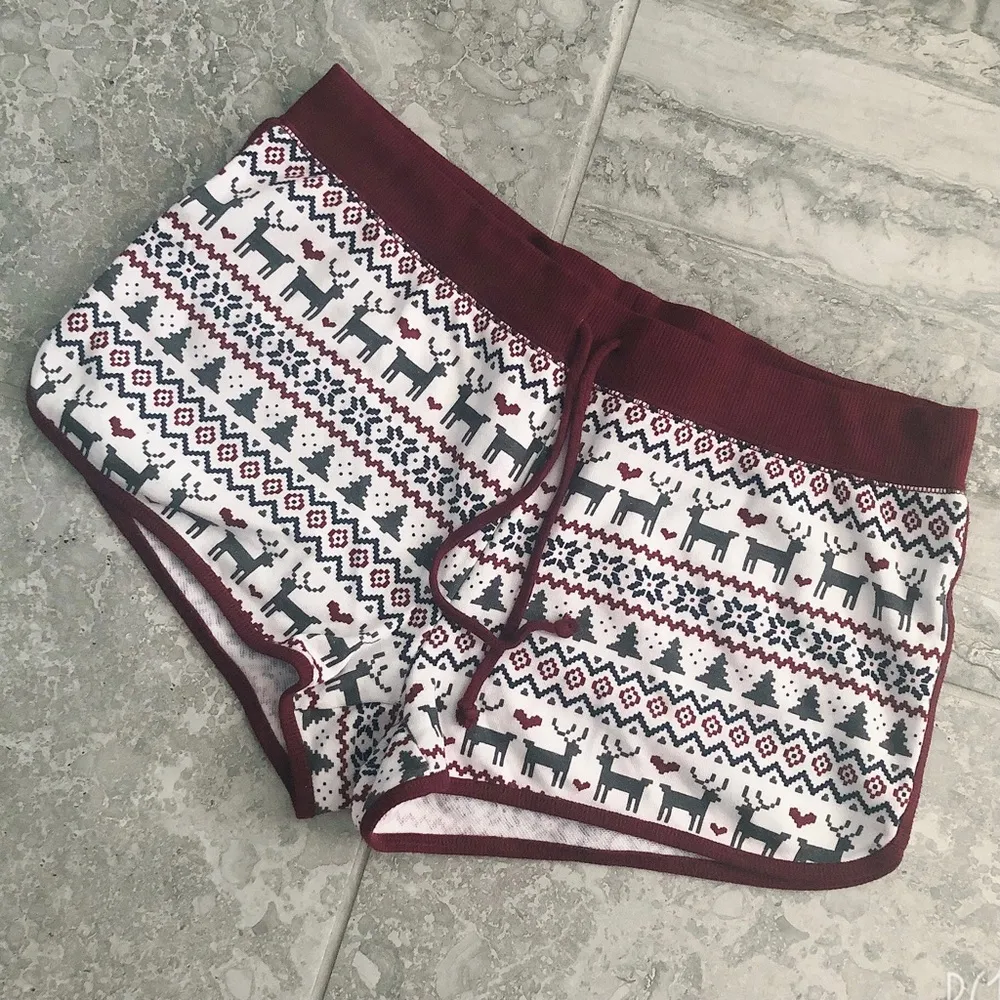 Cozy Zoe Deer Terry Holiday Pajamas Two - Image 8