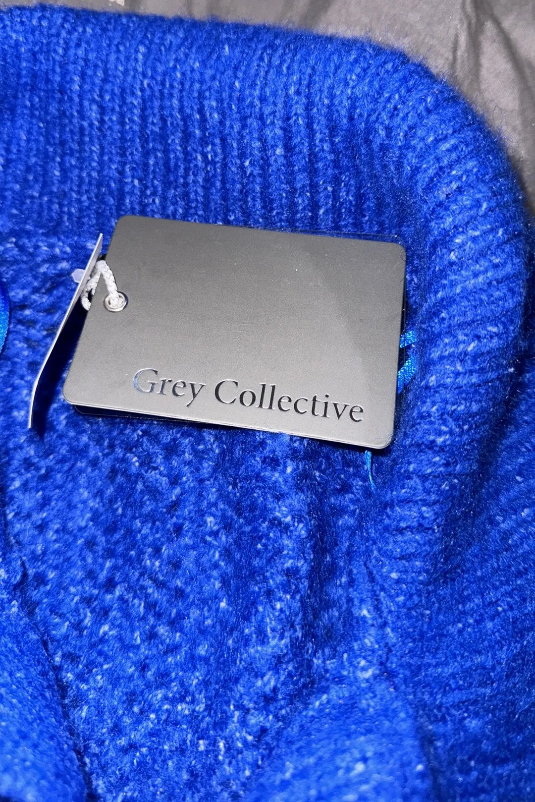 GREY COLLECTIVE CABLE KNIT SWEATER - Image 3