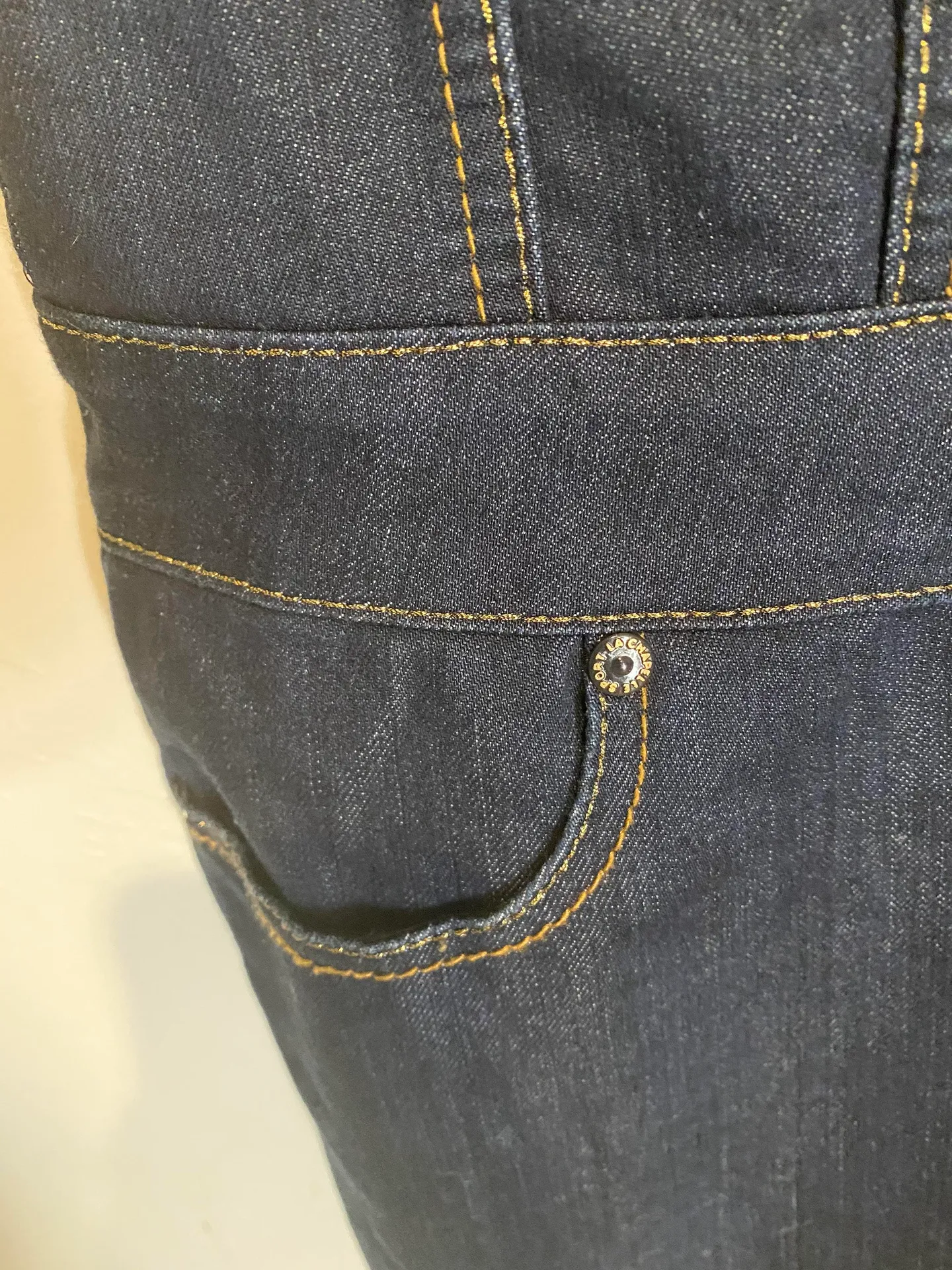 La Chappelle Denim skirt overall dark wash S - Image 7