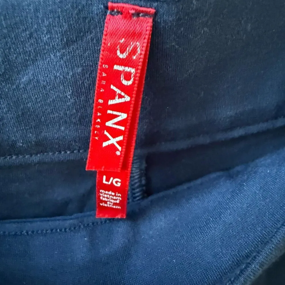 Spanx Ponte Knit Navy Blue Skinny Pants The Perfect Pant Ankle L - Image 5