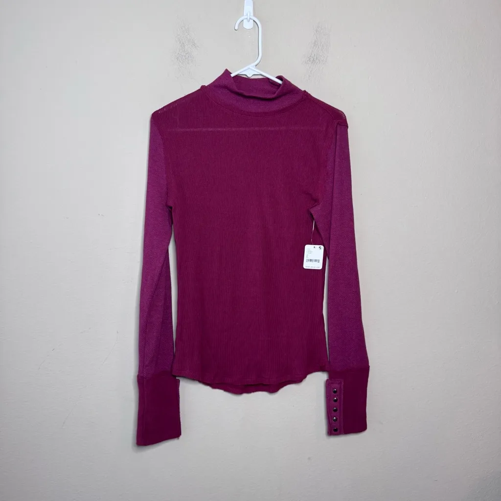 We The Free Freya High Neck Long Sleeve Top - Image 2