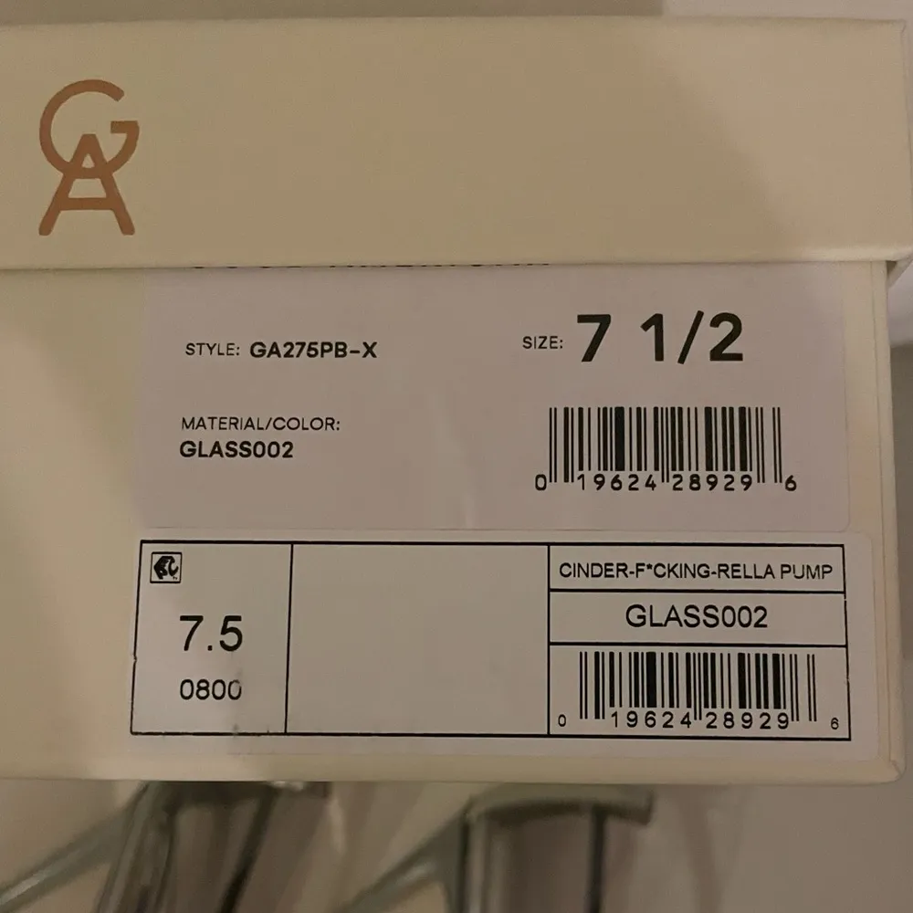 NIB Good American Clear Cinderella Heels Pumps 7.5 Box,Dust Bags Included - Image 4