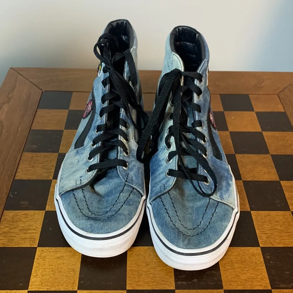 🚫SOLD🚫Vans Denim Patch Boots Size 8 Women’s - Image 2