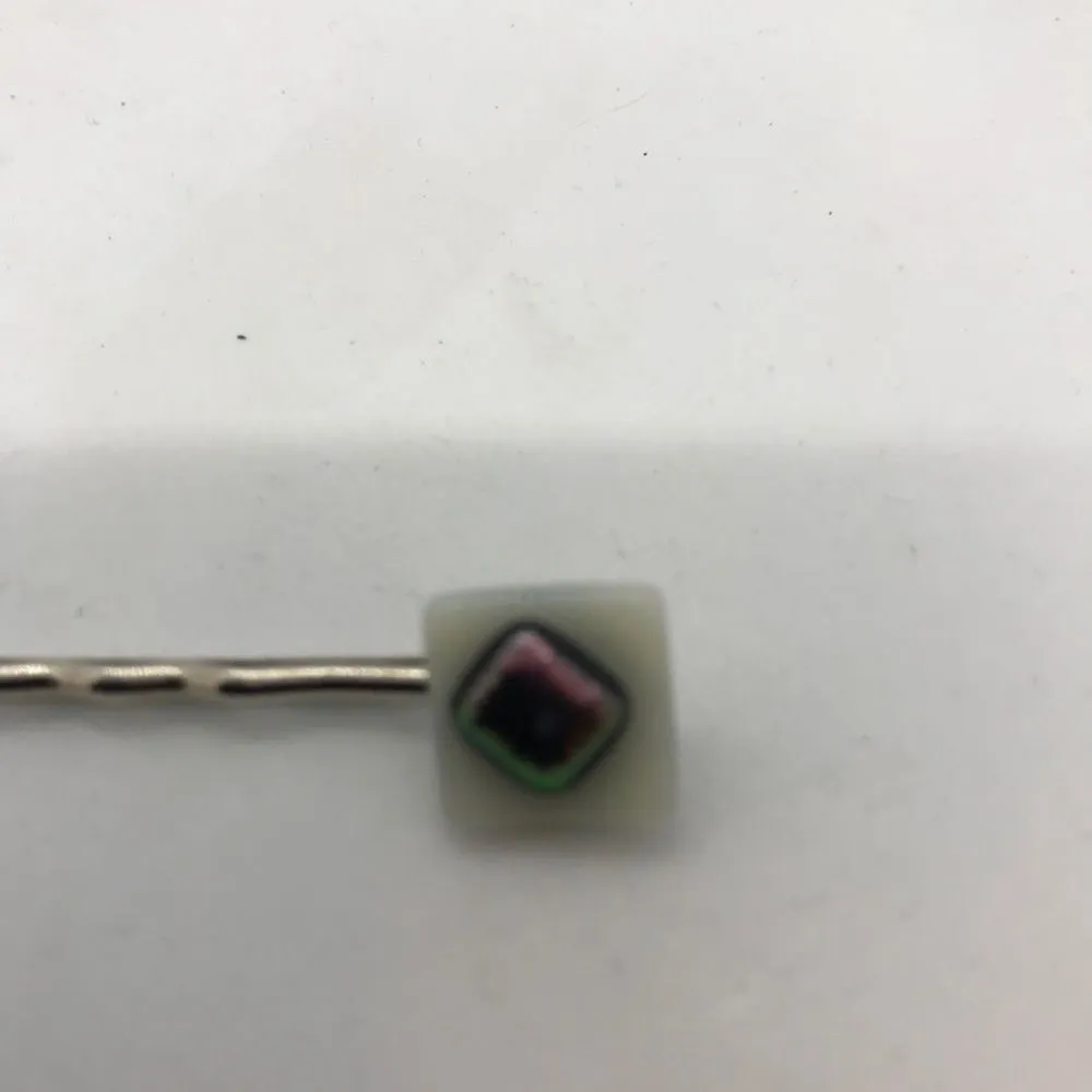 Diachronic Glass Diamond Bobby Pin Hair Accessory NWT purple Pink White - Image 9