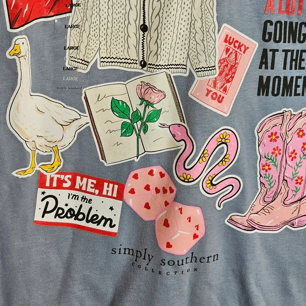 Simply Southern Taylor Swift Eras Tour Themed Tee - Image 4