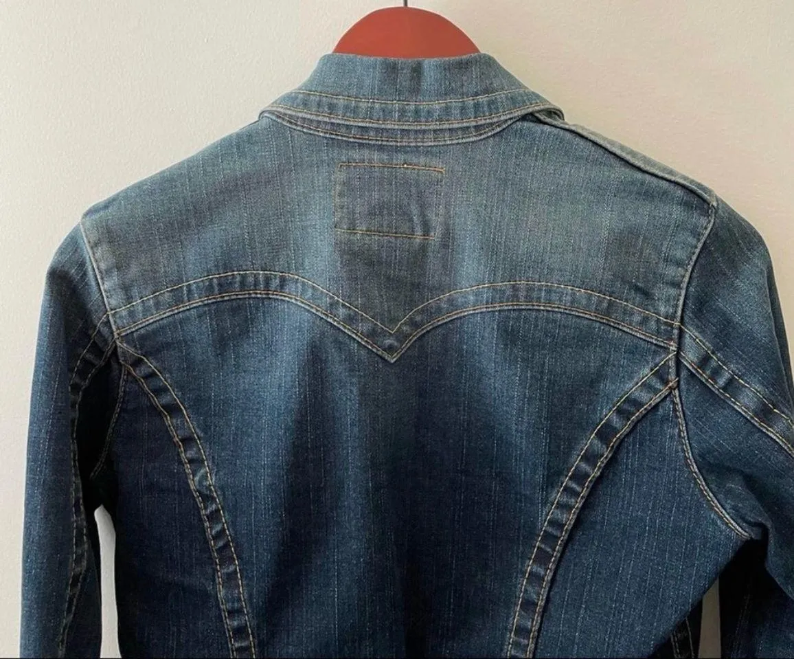 Medium Wash Denim Jacket - Image 3