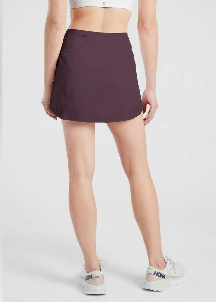 ATHLETA Run With It Skort 14.5” Tennis Running Pickleball Agate Purple Size XL - Image 3