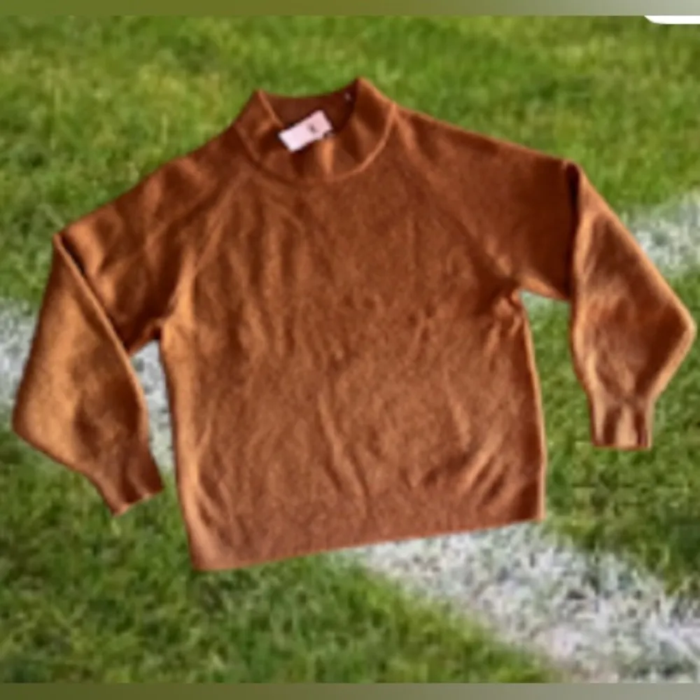 Gap crew  neck sweater GAP Sweater Unisex Size L RN 54023 Retro Knitting Brown - Image 2
