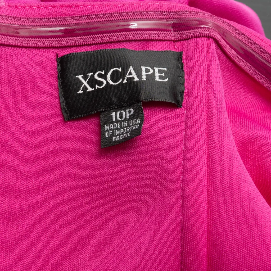 XSCAPE - Petite Ruffled Off-The-Shoulder Gown - Image 4