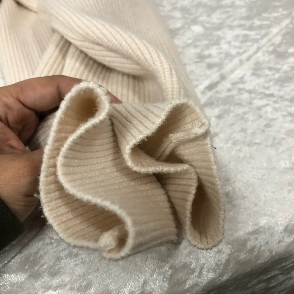 Ribbed off-white by Suzanne Betro pullover sweater size 1x/2x - Image 6