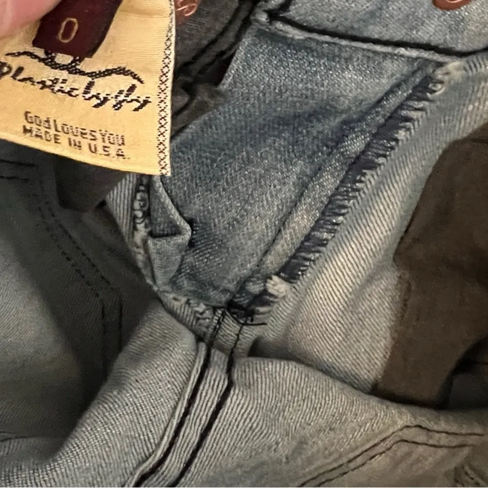 Plastic by GLY‎ Jeans nwt Size 0 - Image 7