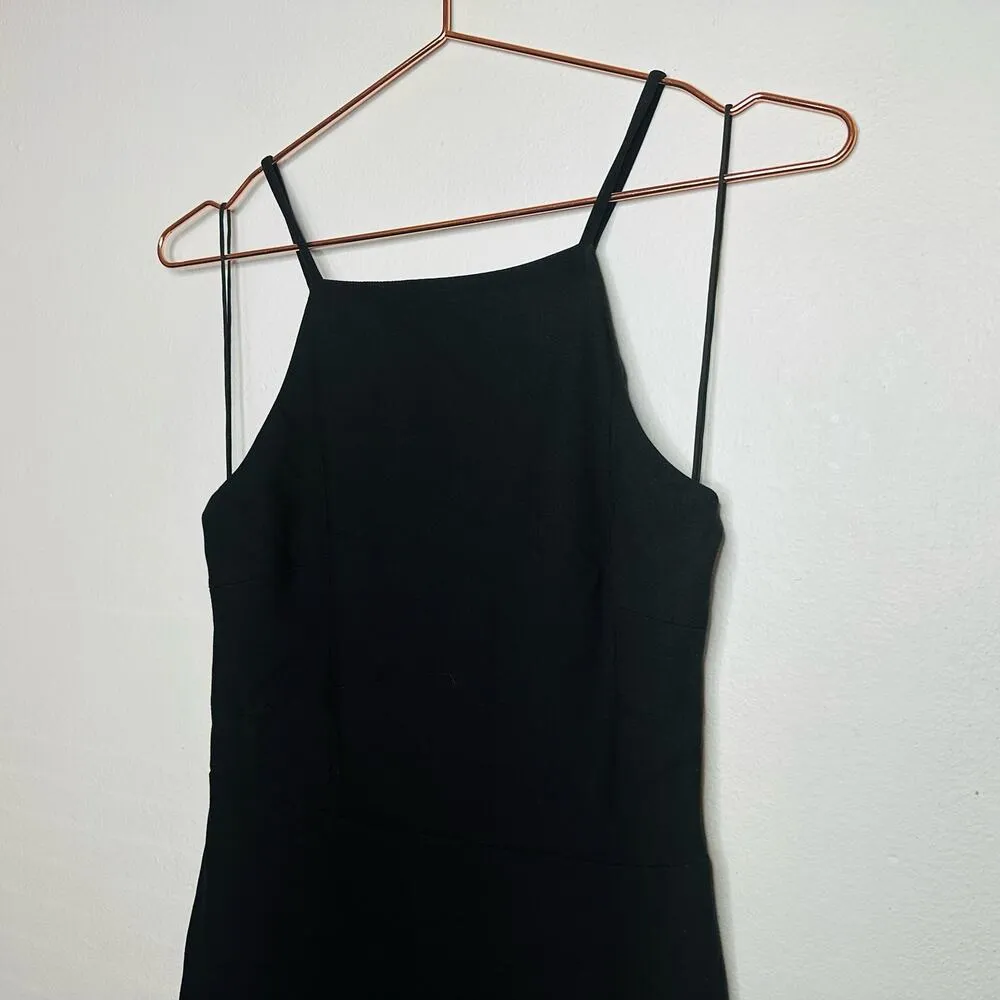 Elizabeth and James Women's Black Elana Square Neckline Zip Up Gown Size 2 - Image 12