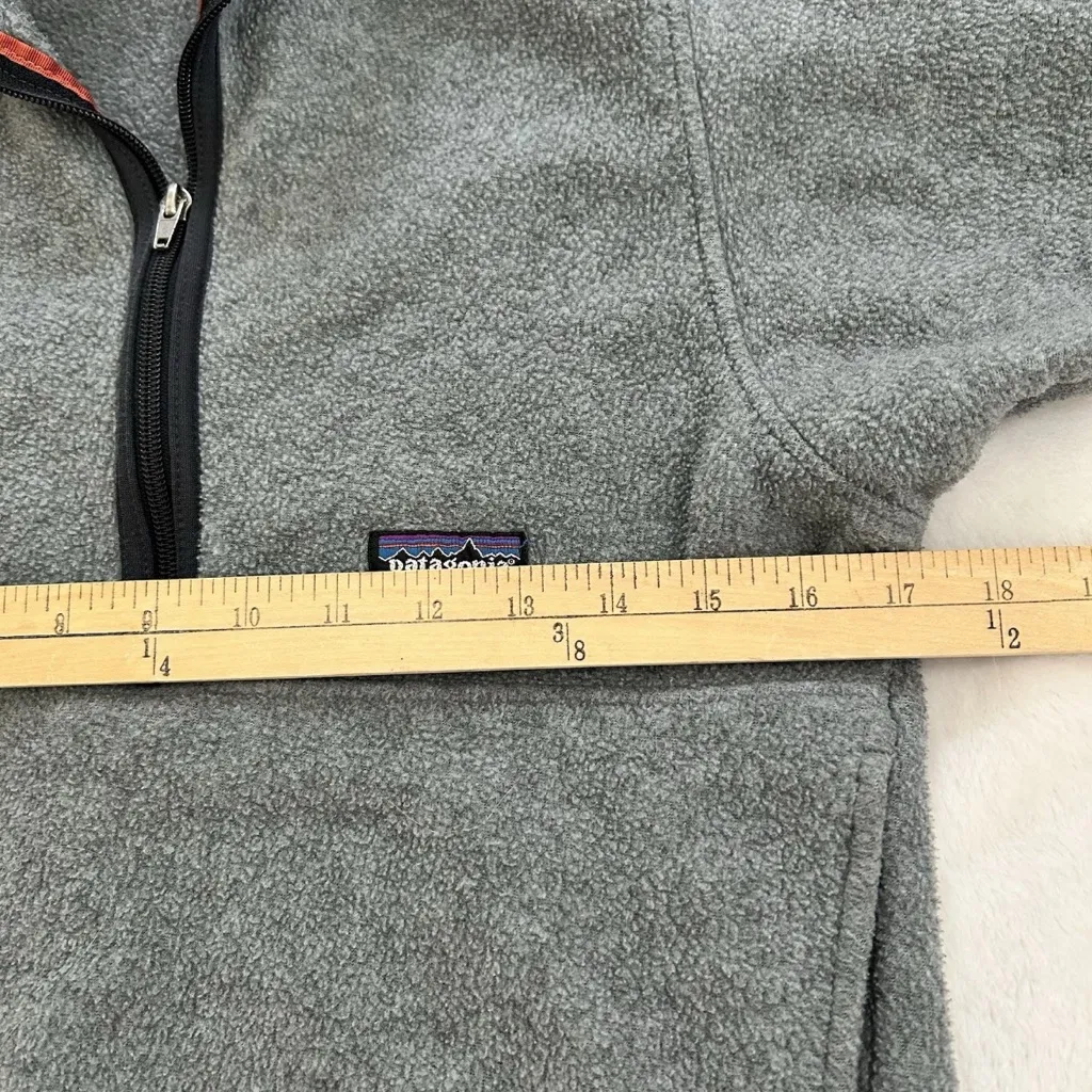Patagonia Gray Fleece Half-Zip Pullover - Image 6
