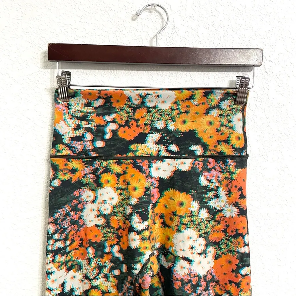 Aerie Offline Womens Leggings Goals 7/8 High Rise Blurry Floral Size Large - Image 3