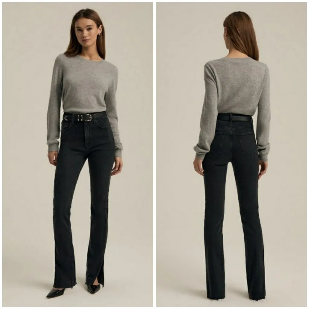 đź’•FAVORITE DAUGHTERđź’• Valentina Tower Super High Rise Jeans ~ Boulder 29 NWT Black - Image 3