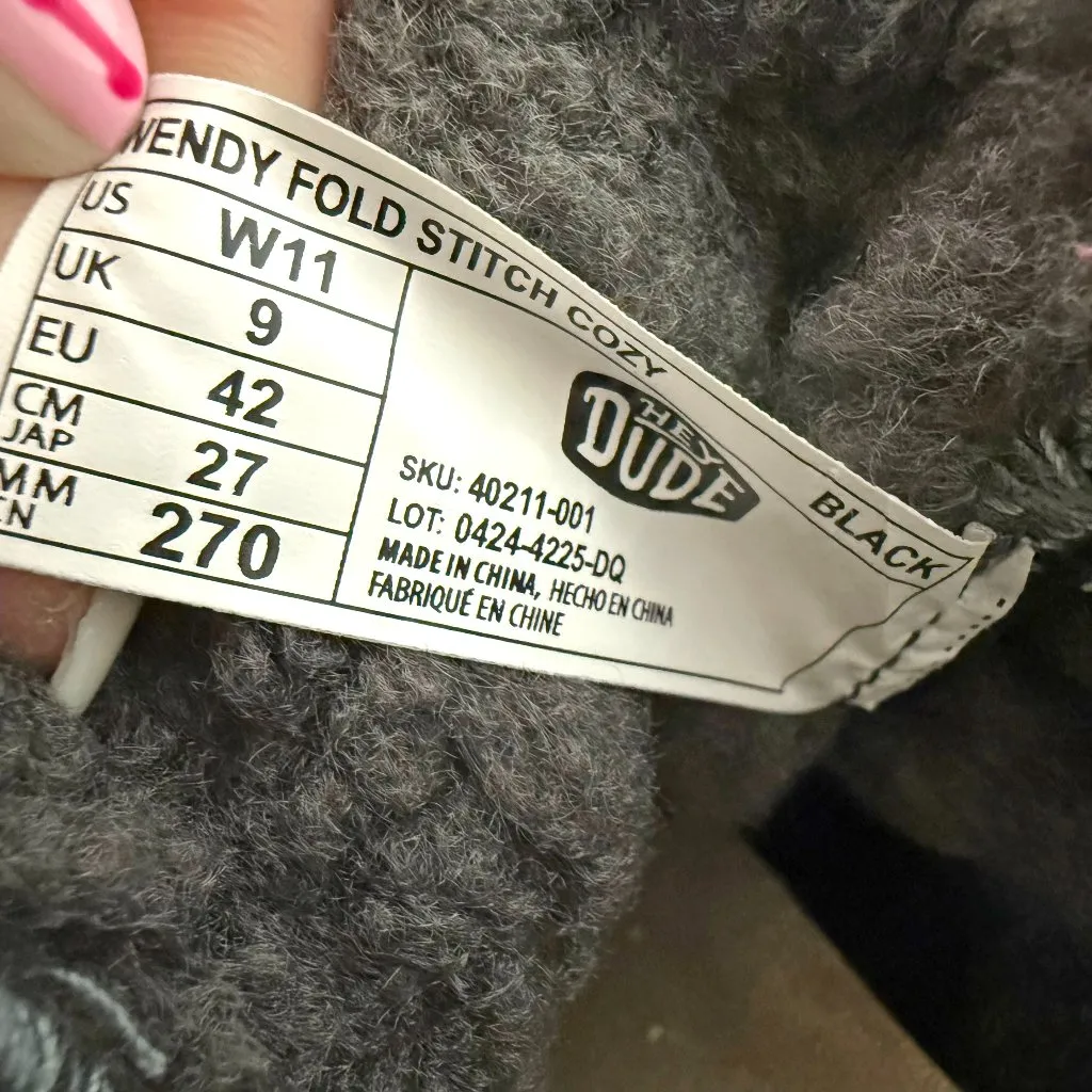 Hey Dude Damen Fold Stitch Cozy Moccasin - Image 10