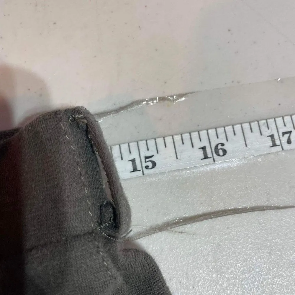 TuffRider Women's Starter Pull-On Knee Patch Breeches Charcoal Gray Size Small‎ - Image 6