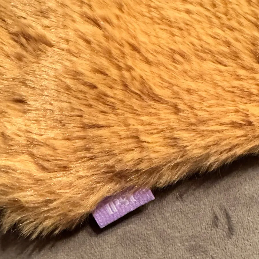 Ipsy Caramel Fauz Fur Glam Cosmetic Bag - Image 6