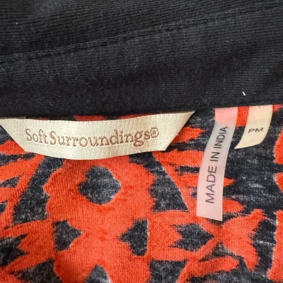 Soft‎ Surroundings Petite Calistoga Snap Button Top Size M - Image 6