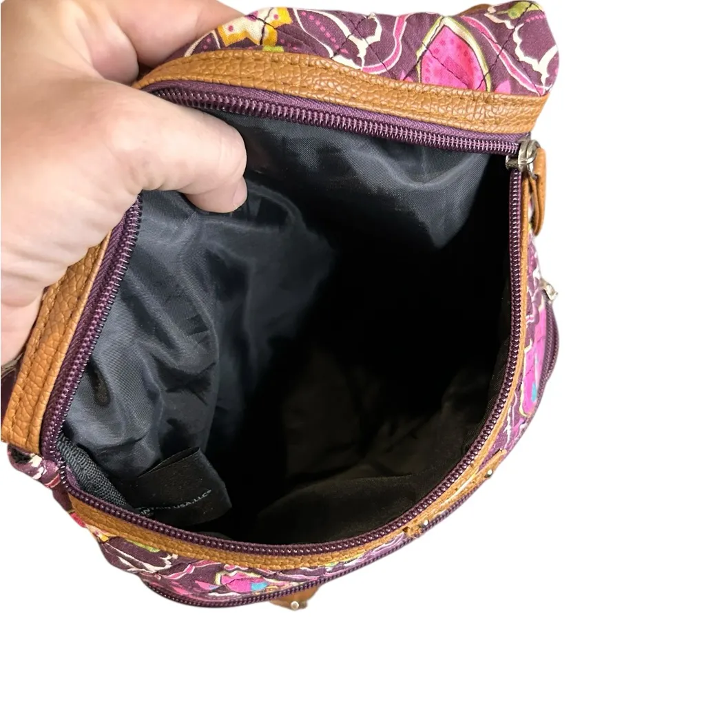 Stone‎ Mountain floral quilted crossbody bag purple/pink Pink - Image 4