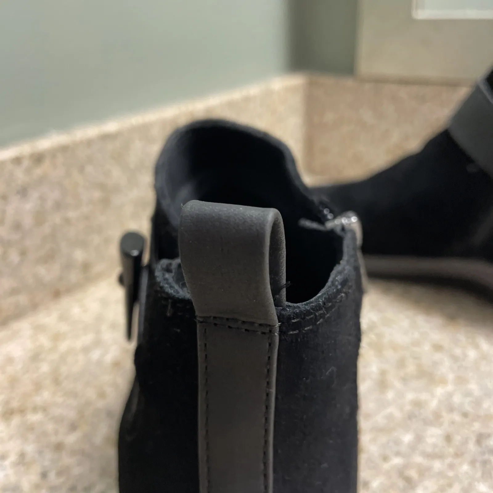 Easy spirit Sehadley Hadley Black Suede Leather Booty Women's 7‎ New - Image 7