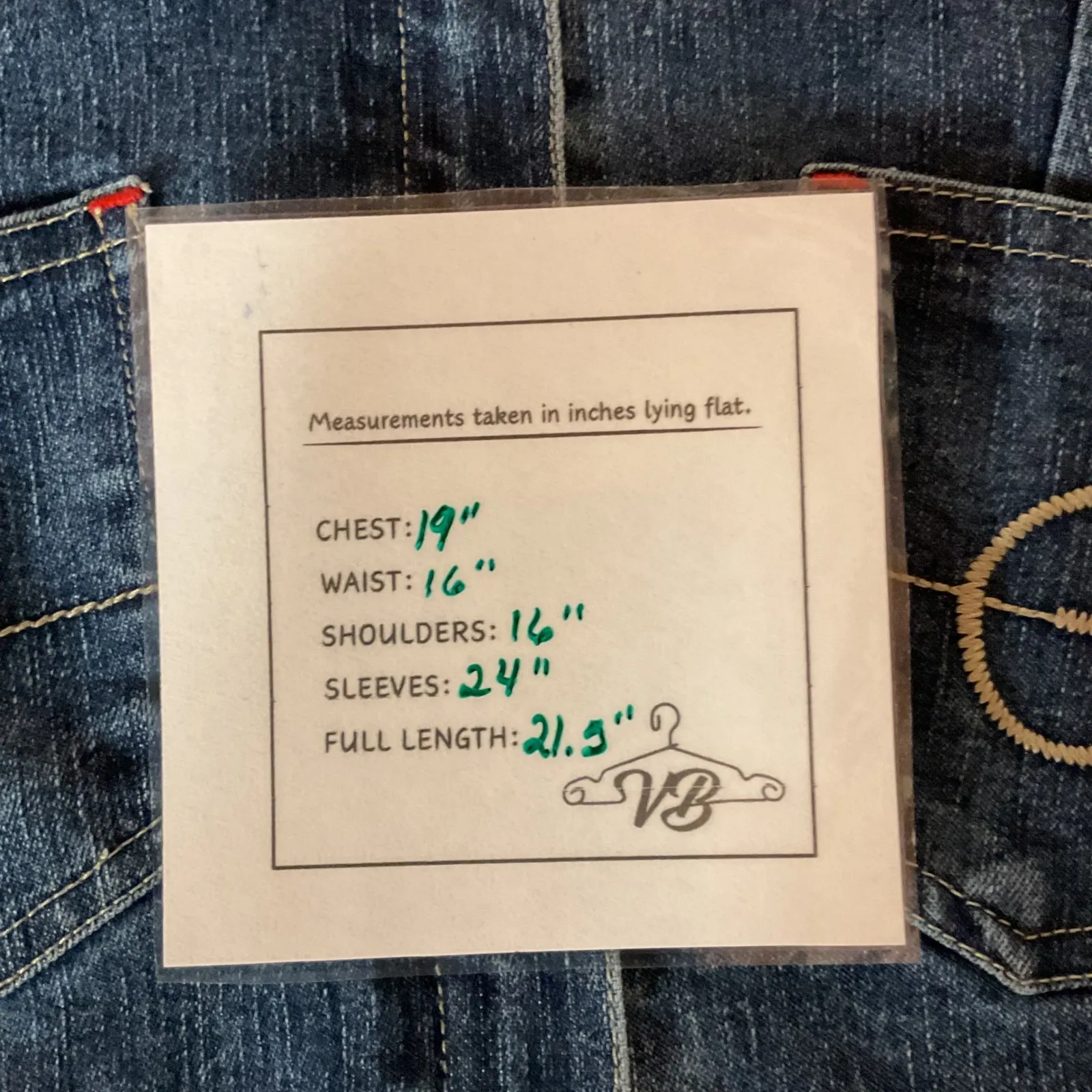 Ecko Red Women's Stretch Long Sleeve Full Zip Curvy Pockets Jean Jacket Size M Blue Size M - Image 9