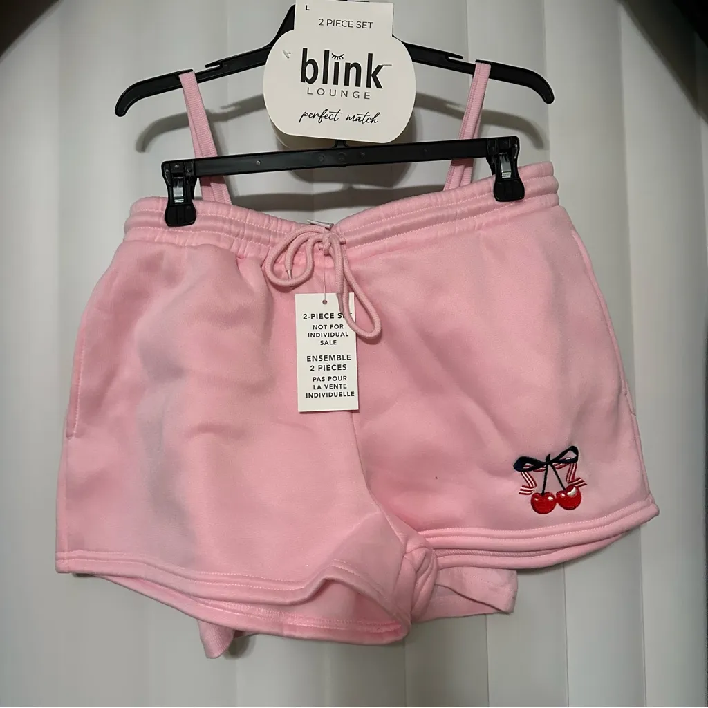 Blink Lounge Pink Cherry Camisole Set - Image 3