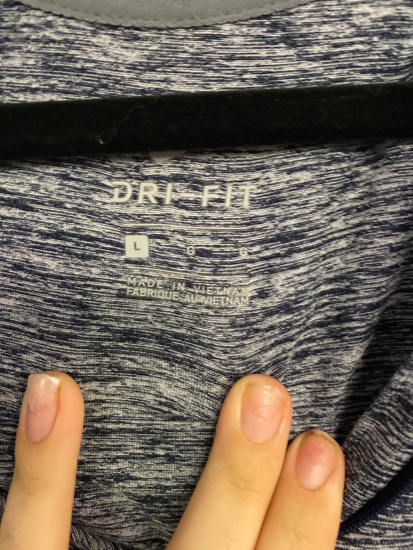 Nike Half Zip Pull Over Multiple Size L - Image 2