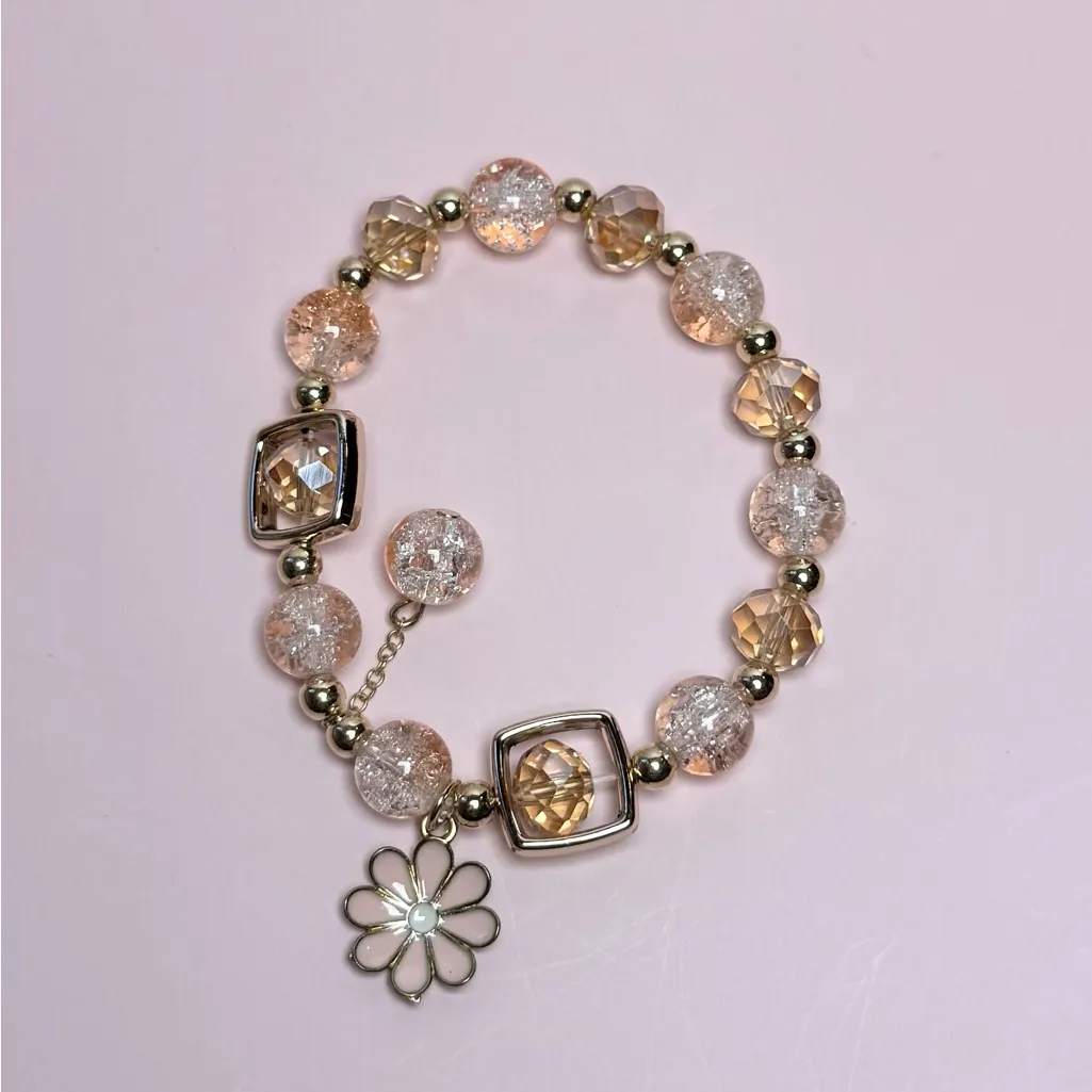 Elegant Beaded Bracelet Set (Set W) Green - Image 3