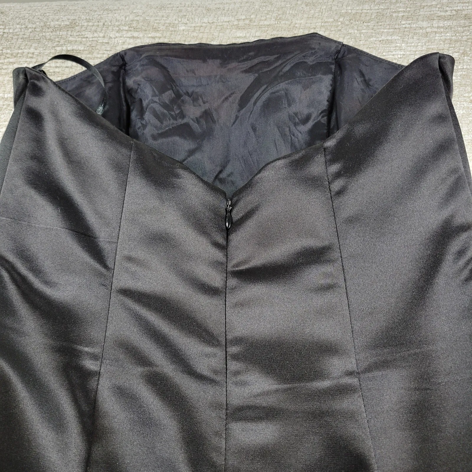 VTG Gunne Sax Jessica McClintock Gown 5/6 Black‎ Pink Satin Fairy Formal Dress Black - Image 14