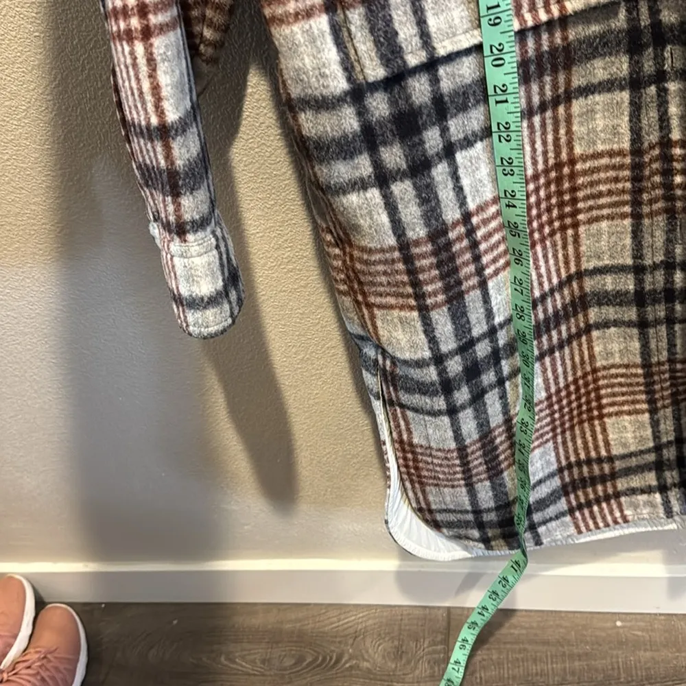 Zara plaid Coat - Image 9