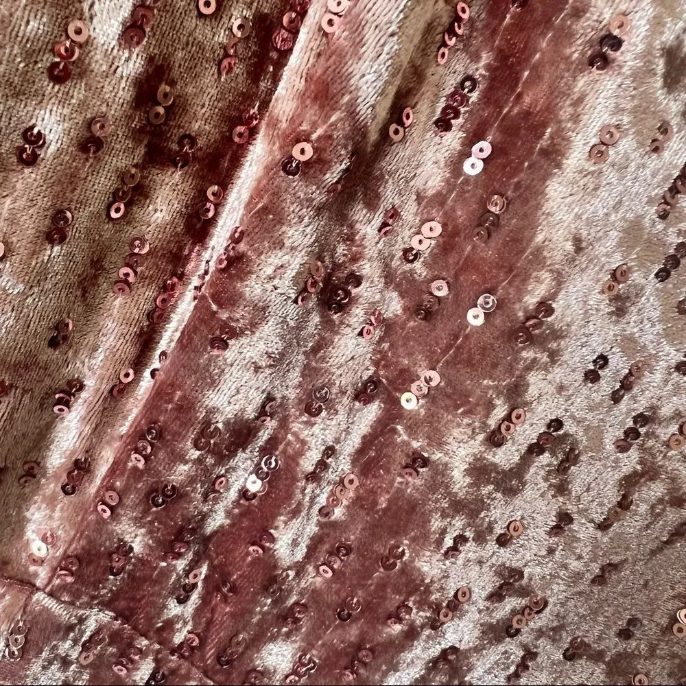 Lulu’s Simply Elegant Blush Pink Sequin Maxi Dress - Image 8